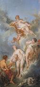 Francois Boucher Judgement of Paris oil